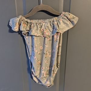 Bailey's Blossoms flutter sleeve top